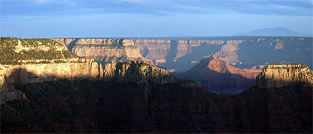 Sunset sur la rive nord du Grand Canyon