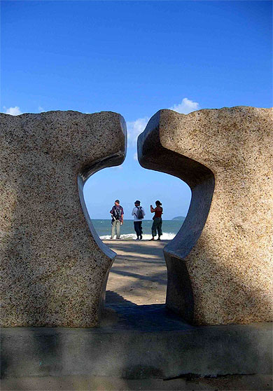Vue de la plage