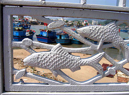 Vue de la zone portuaire