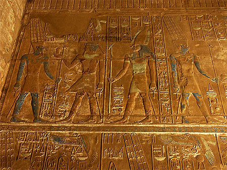 fresque dans Karnak