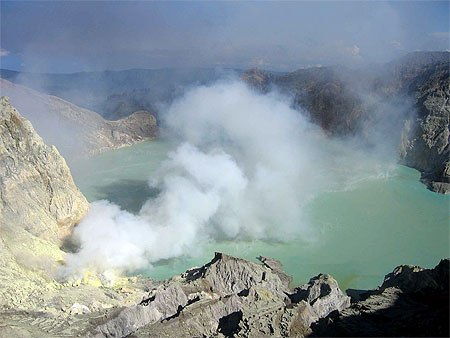 Crat�re Kawa-Ijen