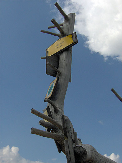 Indication en montagne