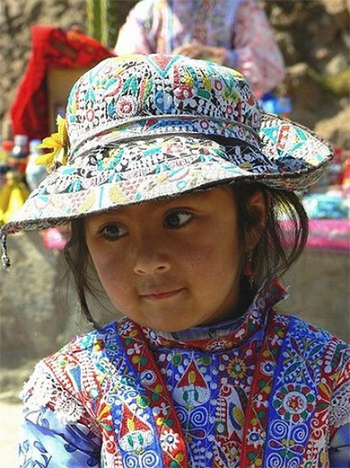 Fillette du Colca Canyon