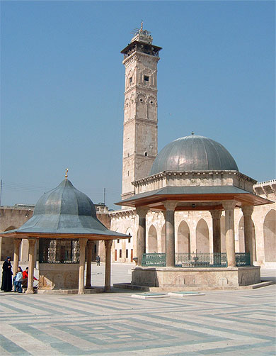 La grande mosqu�e d'Alep