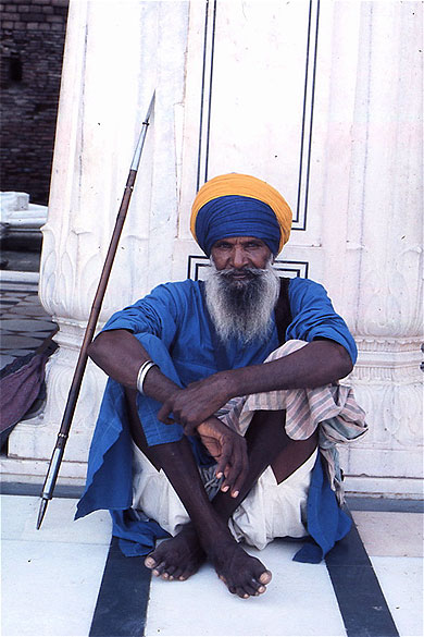 Gardien Sikh du Temple Dor�