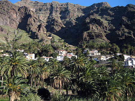 Vue de Taguluche, �le de La Gomera