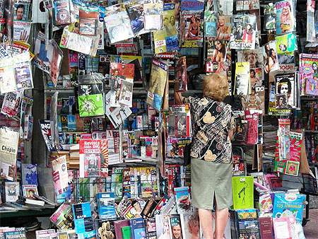 Kiosque � journaux