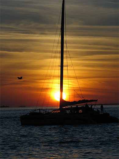 Soleil couchant