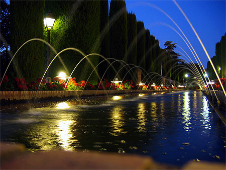 Jardin de l'Alcazar � Cordoue 