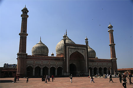 La mosqu�e et ses minarets