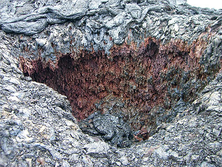 Fils de verre volcanique 