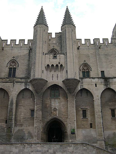 Palais des Papes - Entr�e principale