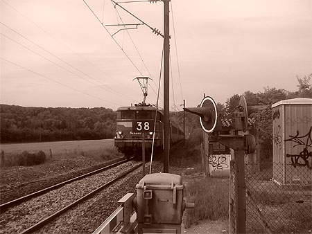 Train en approche