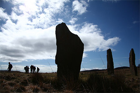 Randonneurs sur Isle of Arran