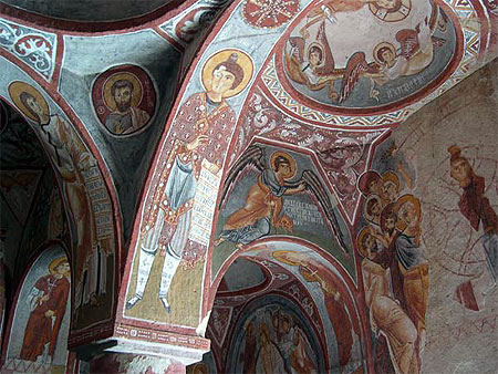 Fresque d'une �glise rupestre