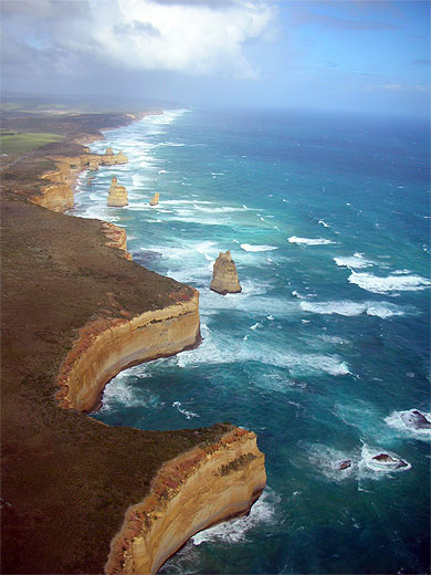 La c�te de Great ocean road
