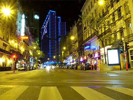 Brussels by night