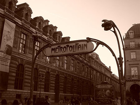 Metro station Louvre
