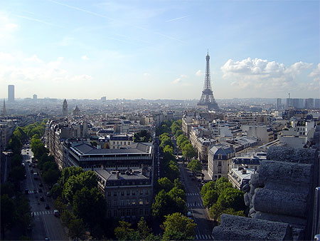 Paris de l'Arc de Triomphe