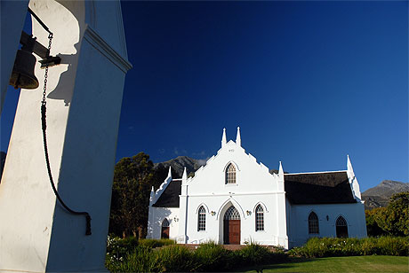 �glise dans la r�gion de Stellenbosch