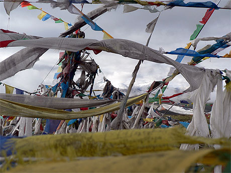 Drapeaux de pri�res Tibetain