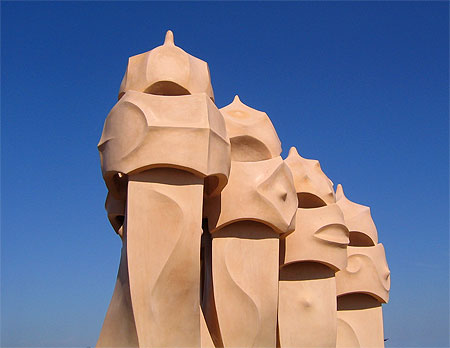 Chemin�es de Gaudi