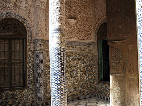 Int�rieur de la kasbah d'El Glaoui au style mauresque.