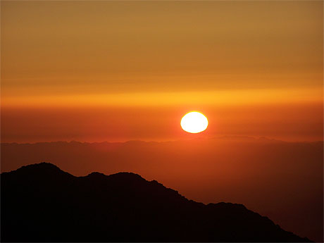 Lever de soleil au Mont Mo�se