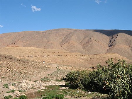 Au bout des gorges de Todra