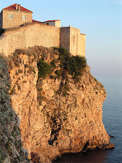 Coucher de soleil sur le fort