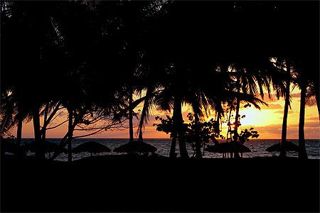 Lever de soleil � la playa