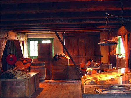 Au mus�e d'Enkhuizen, sur l'ancien comptoir aux �pices