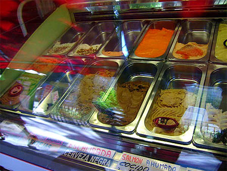 Glaces au saumon fum�, � la bi�re, au pot au feu, aux moules,...