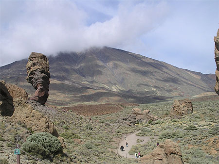 Teide dans les nuages