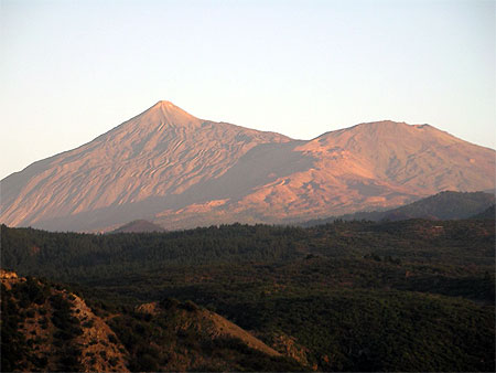 Coucher de soleil sur le Teide 