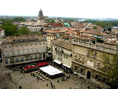 Vue depuis le palais des Papes