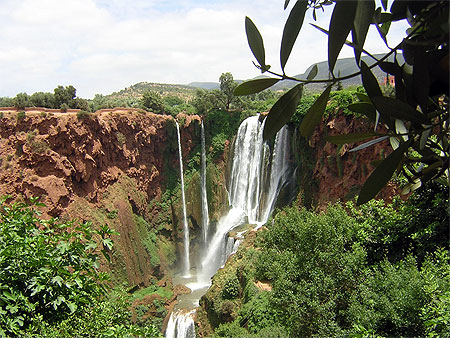 Majestueuses cascades d'Ouzoud