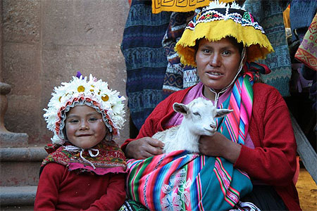 Habitantes de Pisac