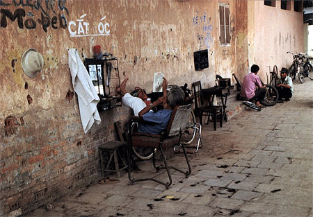 Coiffeur de rue