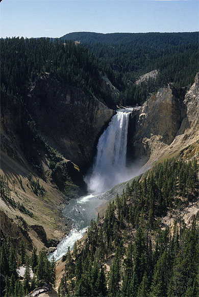 Cascade yellowstone river