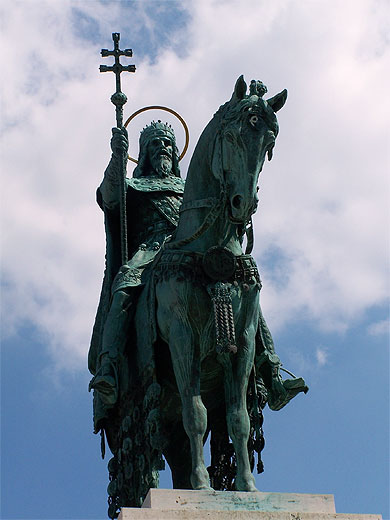 Statue du roi !