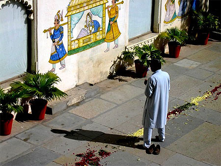Pri�re au Rajasthan