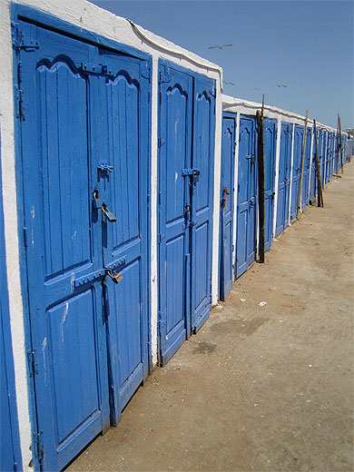Portes bleues du port d'Essaouira