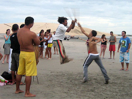 Makulele sur la plage