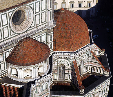 Vue sur le duomo depuis le campanile