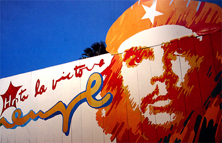 Panneau de Che Guevara