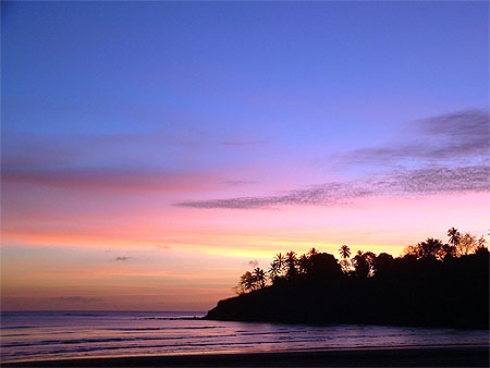 Coucher de soleil mahorais � Ambato Plage