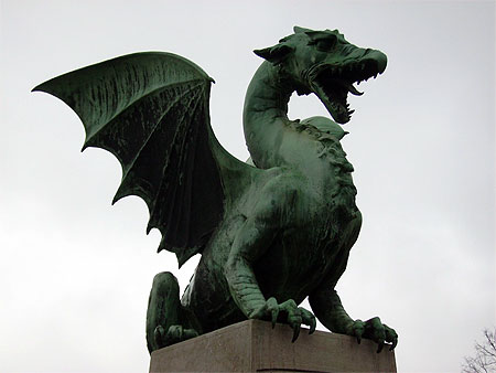 Dragon, symbole de Ljubljana