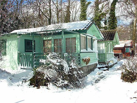 Colombier ancien vestieres sous la neige