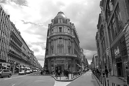 Angle de la rue d'Alsace et de la rue de R�musat